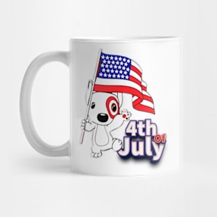 American Flag Bullseye Team Member Mug